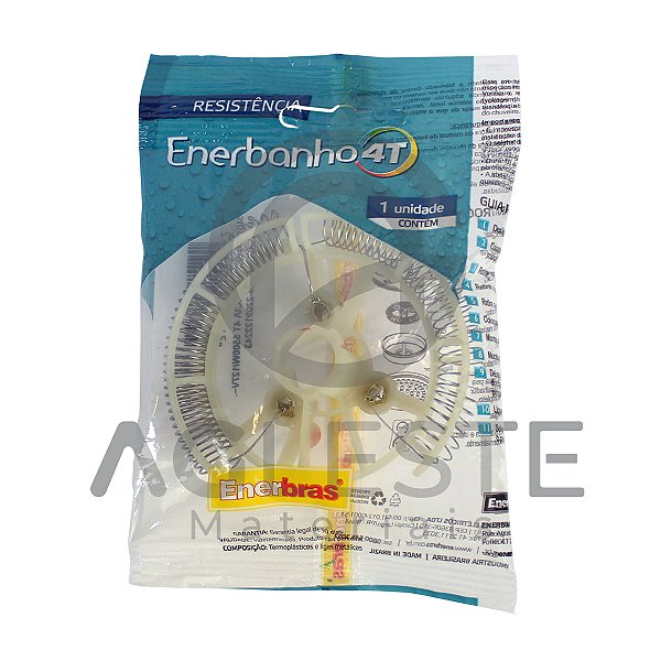 RESISTÊNCIA DE CHUVEIRO ENERBANHO 4T (127~5500W) - ENERBRAS